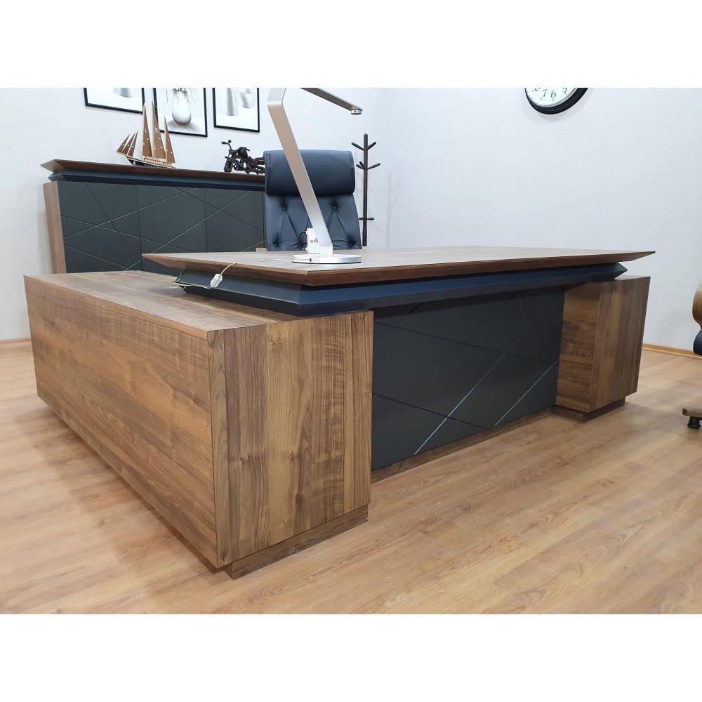 Büroberechtigungsteam Signature, Walnuss Und See, Minimale Maßnahme