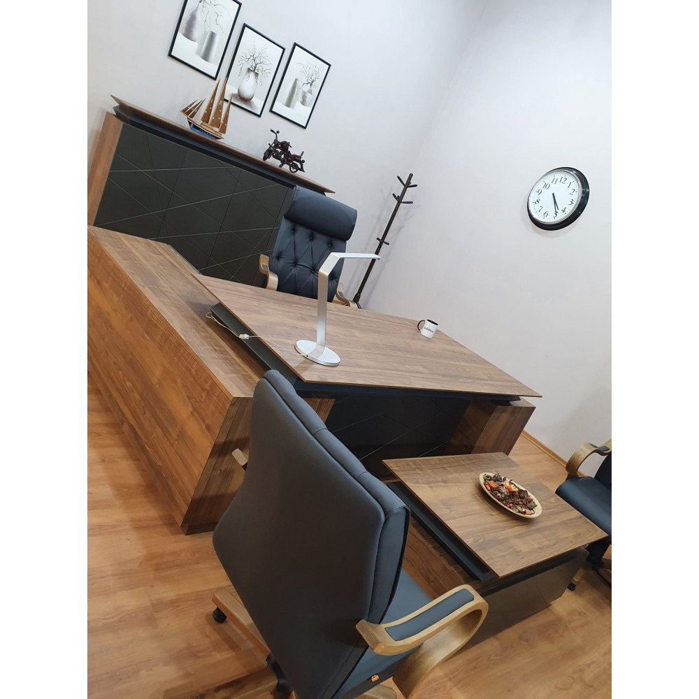 Büroberechtigungsteam Signature, Walnuss Und See, Minimale Maßnahme