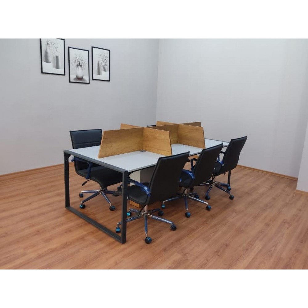 Apple Für Sechs Personen Multiple Workstation Schreibtisch