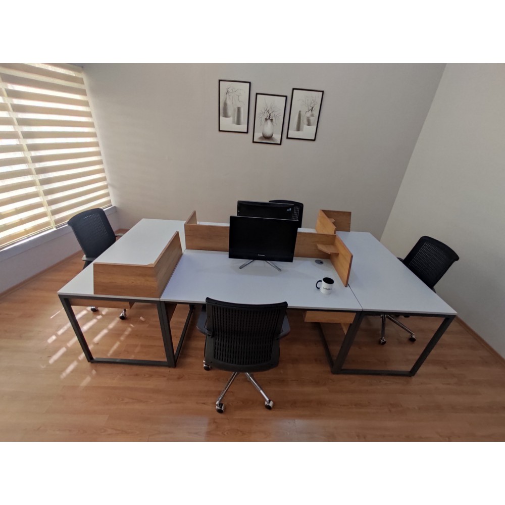 Zelinda 4-Teiliger Schreibtisch