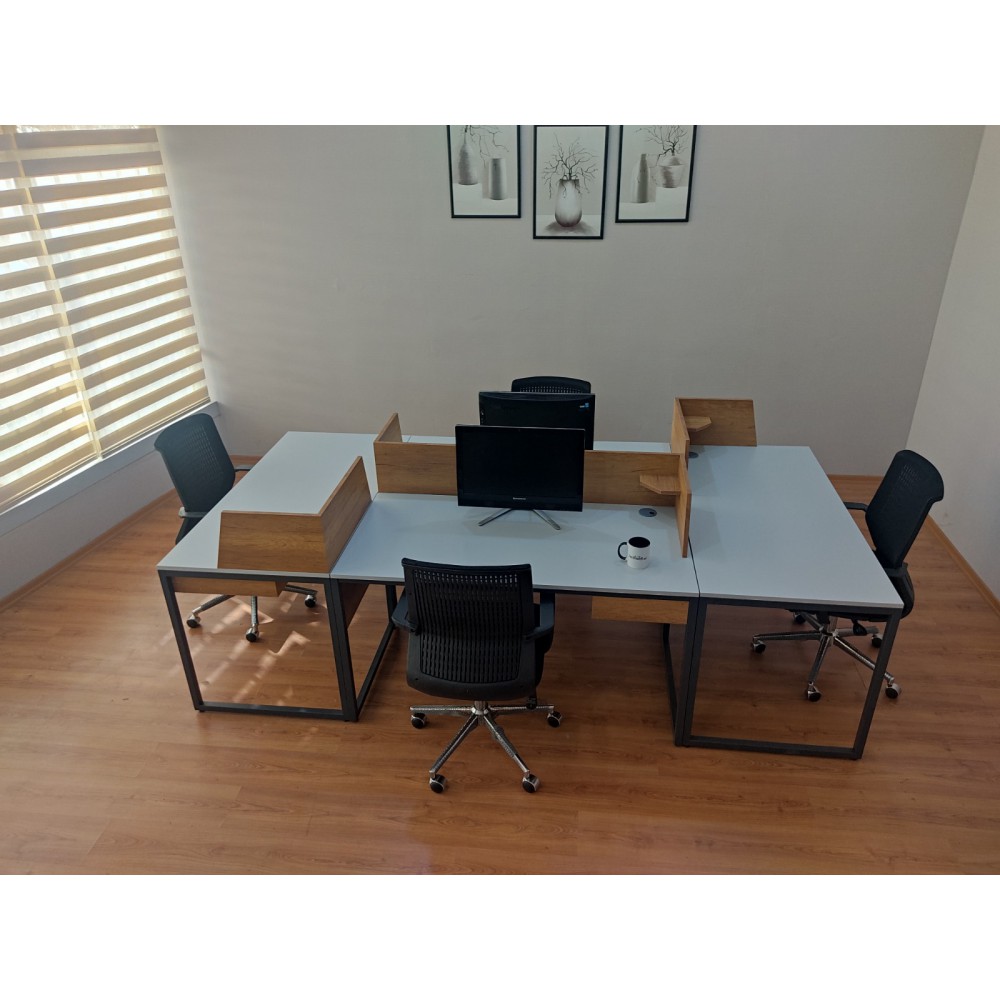 Zelinda 4-Teiliger Schreibtisch