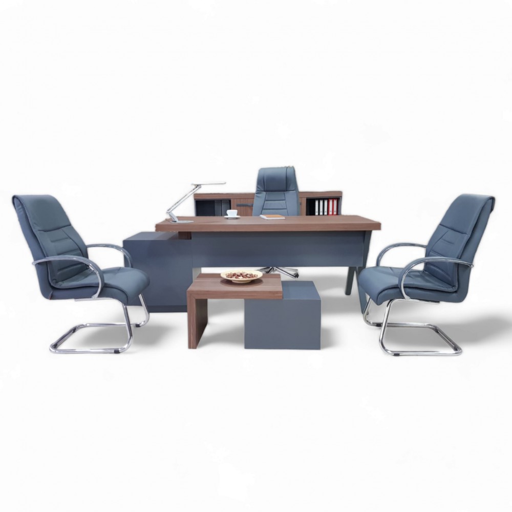 Istanbul Büro Executive Office Canberra - Anthrazit Walnut