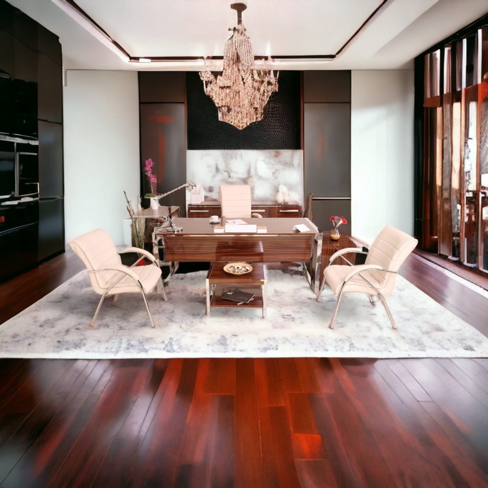 Apple-Istanbul-Büro-Schreibtisch Executive Office Hg. Nussbaum