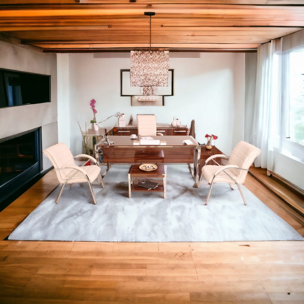 Apple-Istanbul-Büro-Schreibtisch Executive Office Hg. Nussbaum