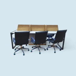 Apple Für Sechs Personen Multiple Workstation Schreibtisch