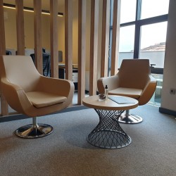 Eiffel-Büro-Couchtisch mit Vorderfront