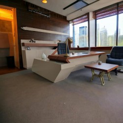 Goldenes Executive-Büroset