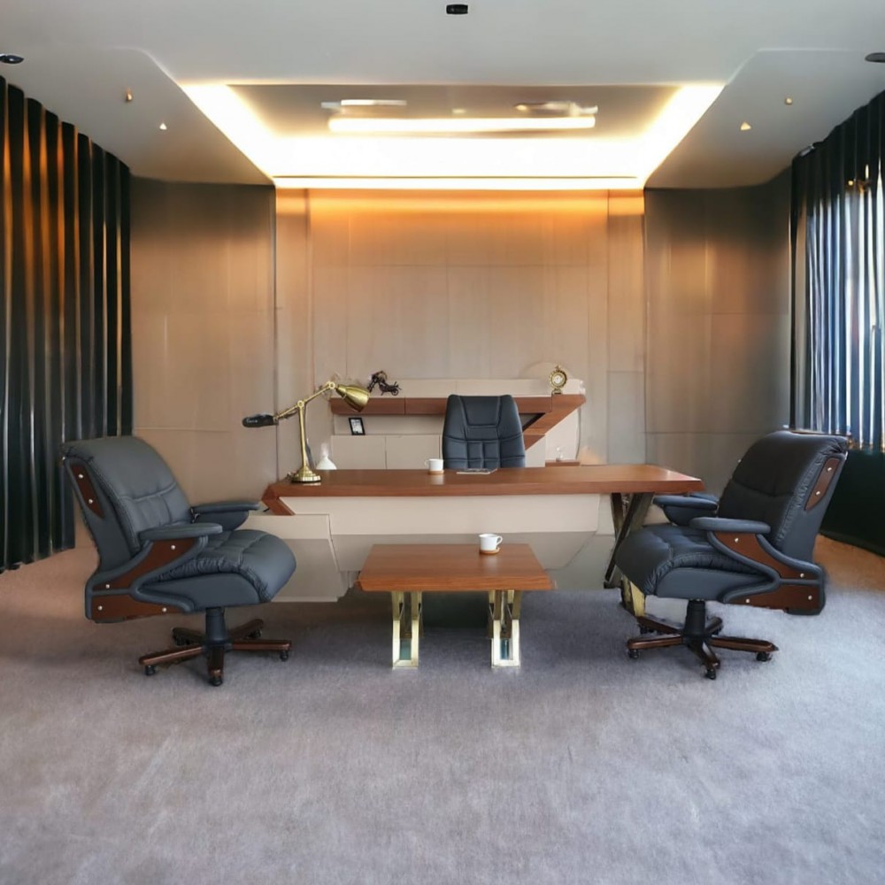 Goldenes Executive-Büroset