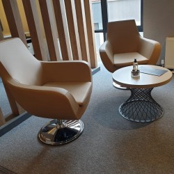 Kayra Wartestuhl Sessel - Flans Leg