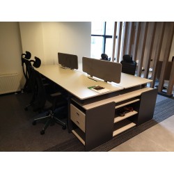 Katar Für Vier Person Schreibtisch Workstation