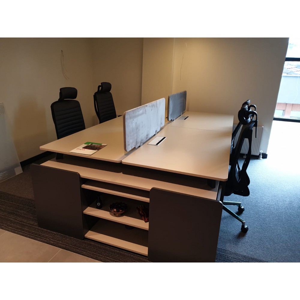 Katar Für Vier Person Schreibtisch Workstation