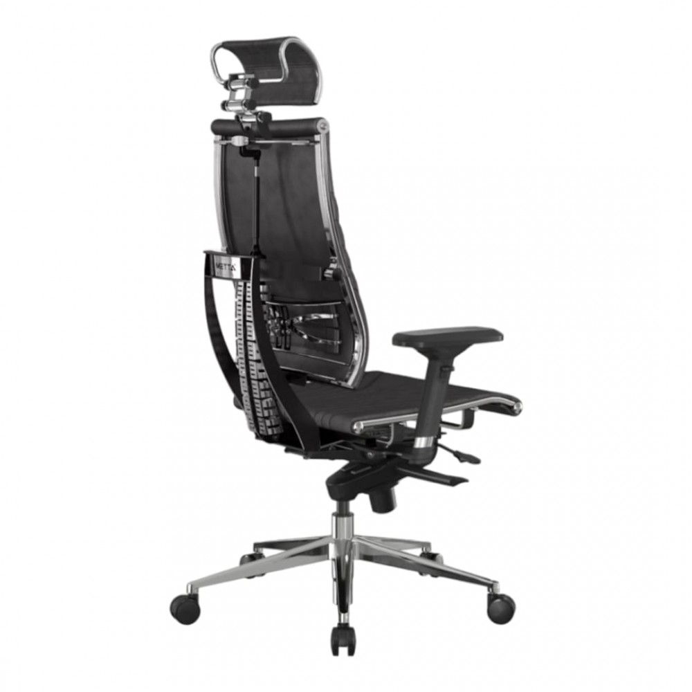 Managerstuhl Mit Metallrahmen Und Veloursbezug