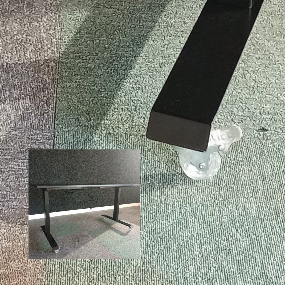 IOM Schreibtisch mit motorisiertem, höhenverstellbarem Rad