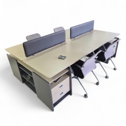 Katar Für Vier Person Schreibtisch Workstation
