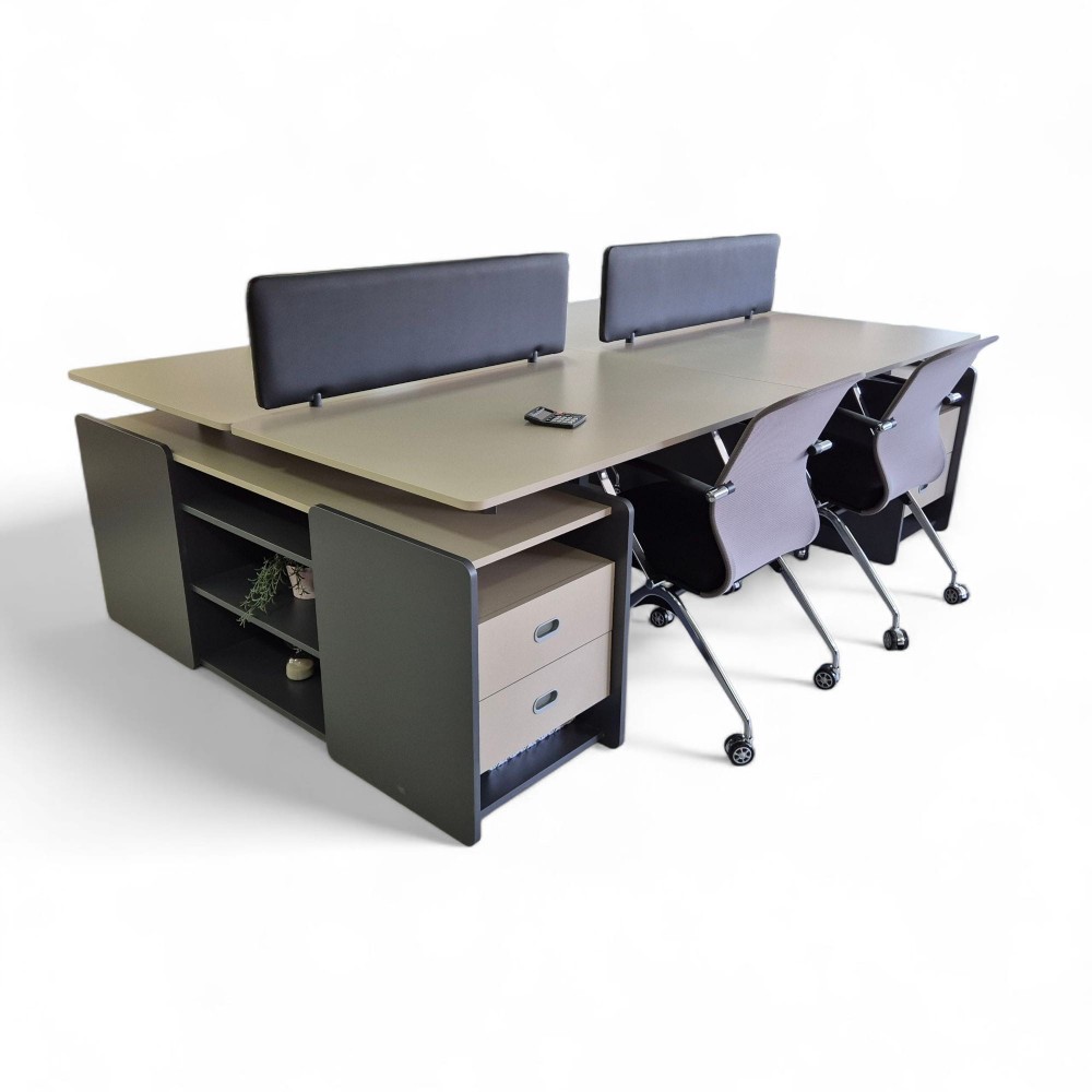 Katar Für Vier Person Schreibtisch Workstation