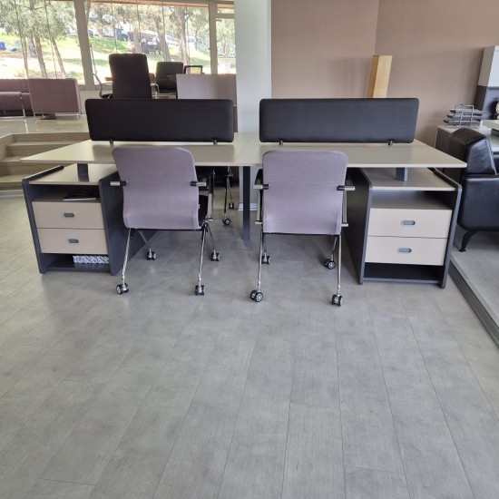 Katar Für Vier Person Schreibtisch Workstation