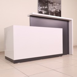 Box Office Rezeption Tisch Weiß Anthrazit Istanbul