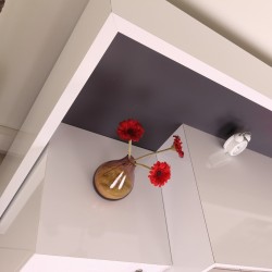 Box Office Rezeption Tisch Weiß Anthrazit Istanbul