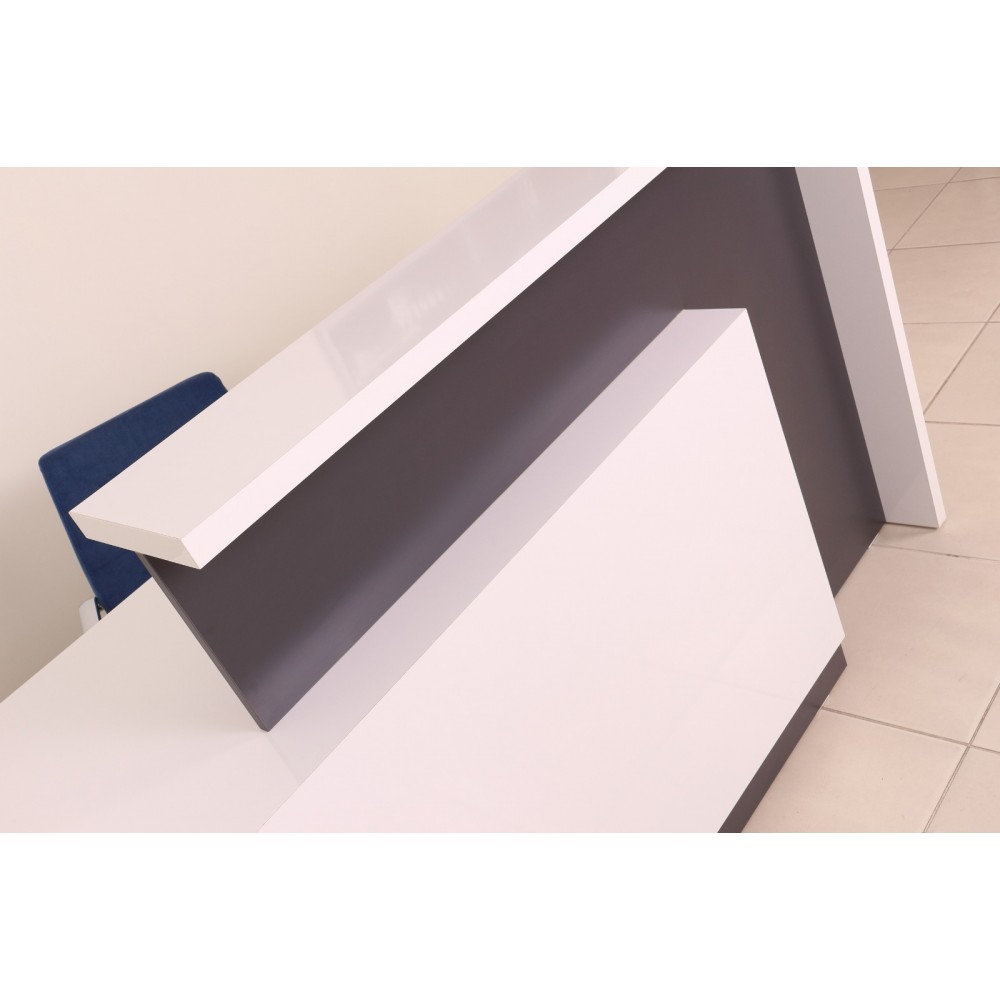 Box Office Rezeption Tisch Weiß Anthrazit Istanbul