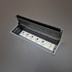 Großer, Schwarz Lackierter Besprechungstisch Für 20 Personen