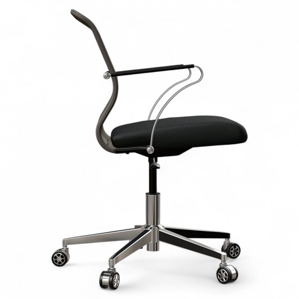 Ergonomischer Besprechungsstuhl Mit Metallrahmen 