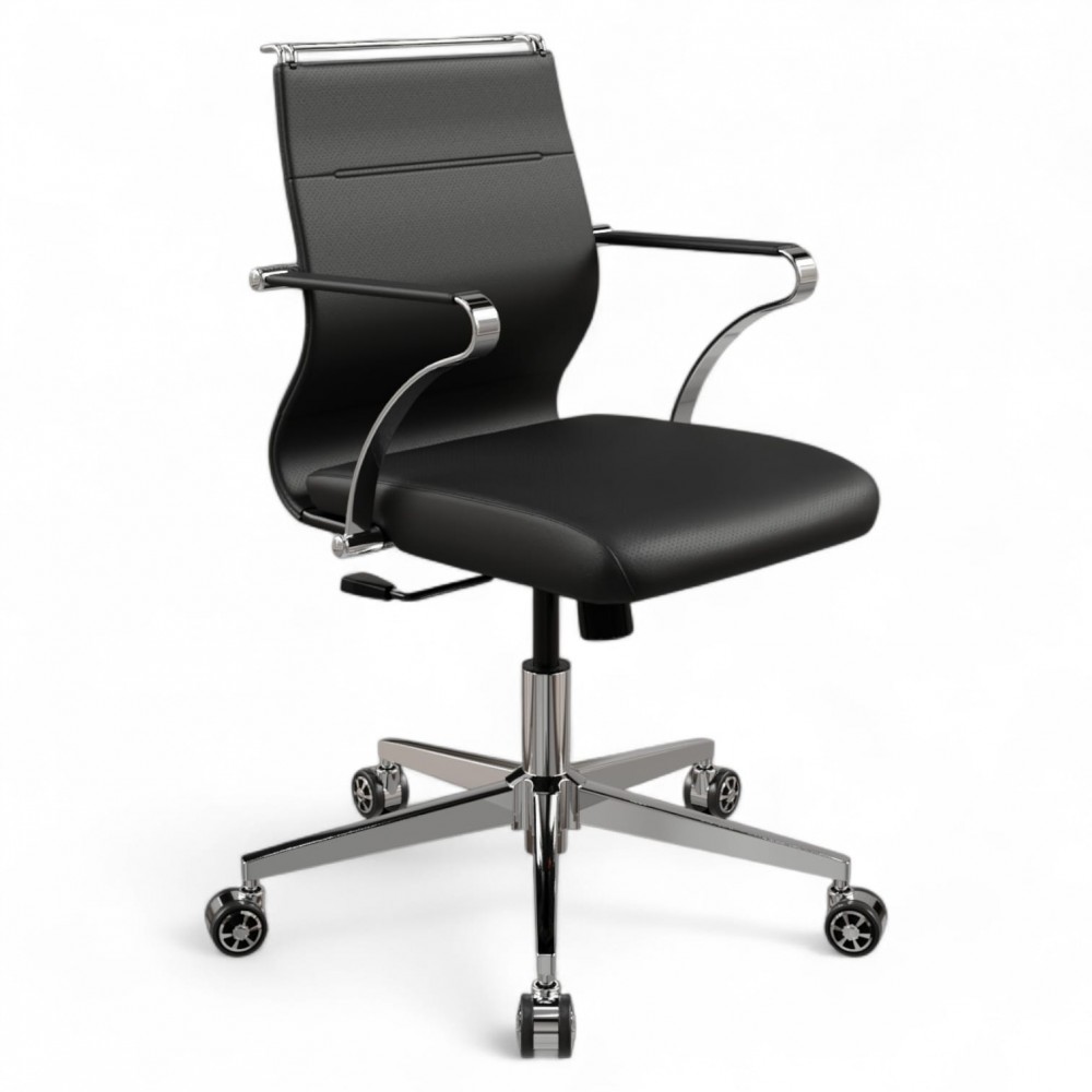 Well 1 Besprechungsstuhl Mit Metallgestell