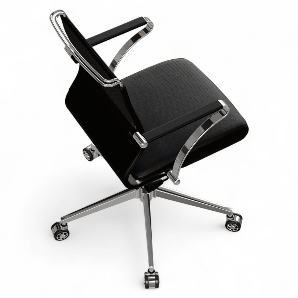 Well 1 Besprechungsstuhl Mit Metallgestell