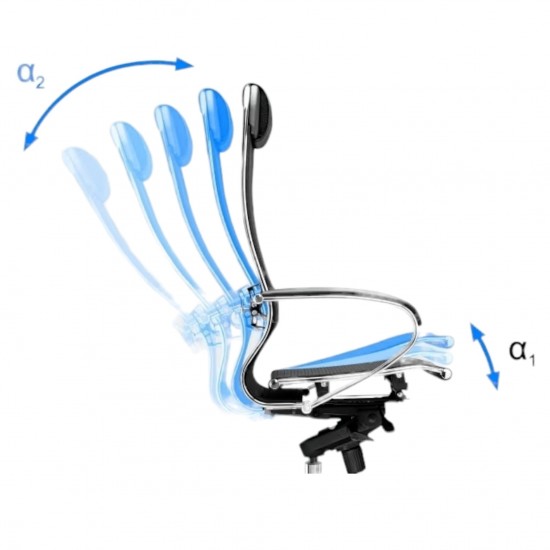 Samurai 1 Ergonomischer Managerstuhl Mit Metallrahmen