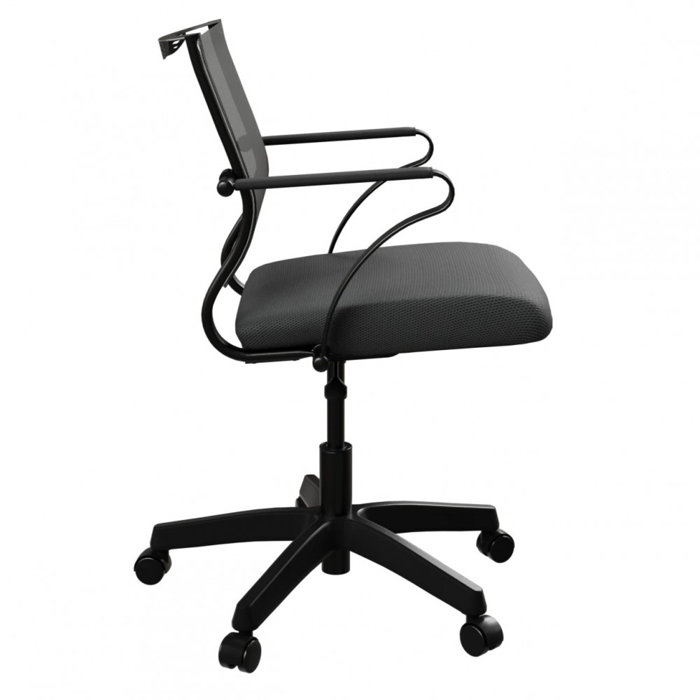 Ergonomischer Besprechungsstuhl Mit Metallrahmen Und 4 Rollen