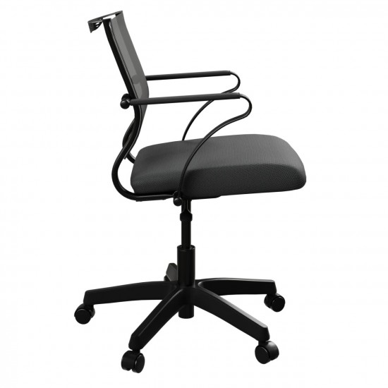 Ergonomischer Besprechungsstuhl Mit Metallrahmen Und 4 Rollen