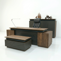 Büroberechtigungsteam Signature, Walnuss Und See, Minimale Maßnahme