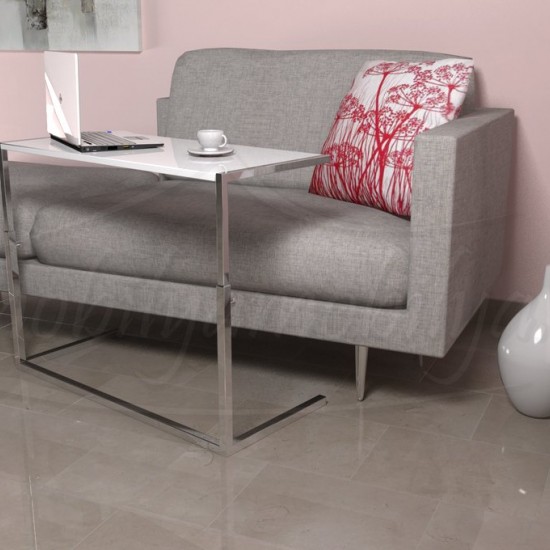 Clarissa Weiß Großer Laptop-Schreibtisch