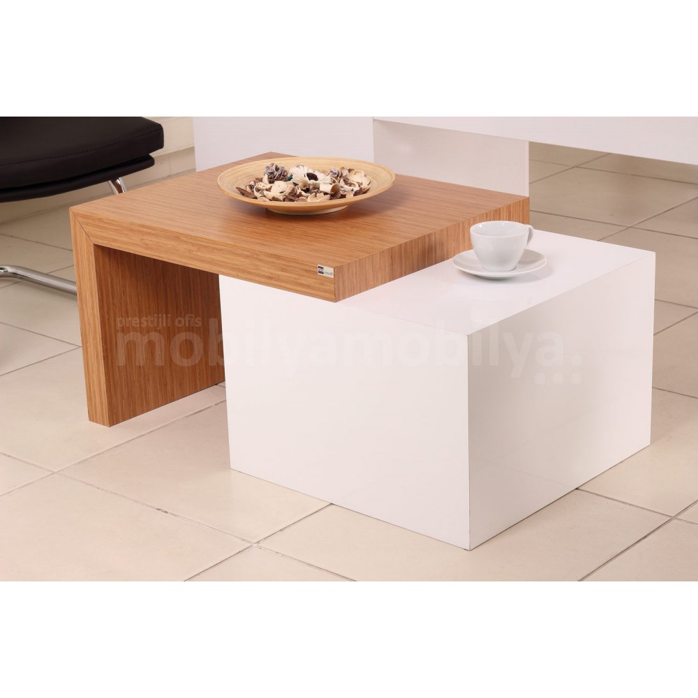 Canberra Executive Office Chair Bamboo White Line Tk.