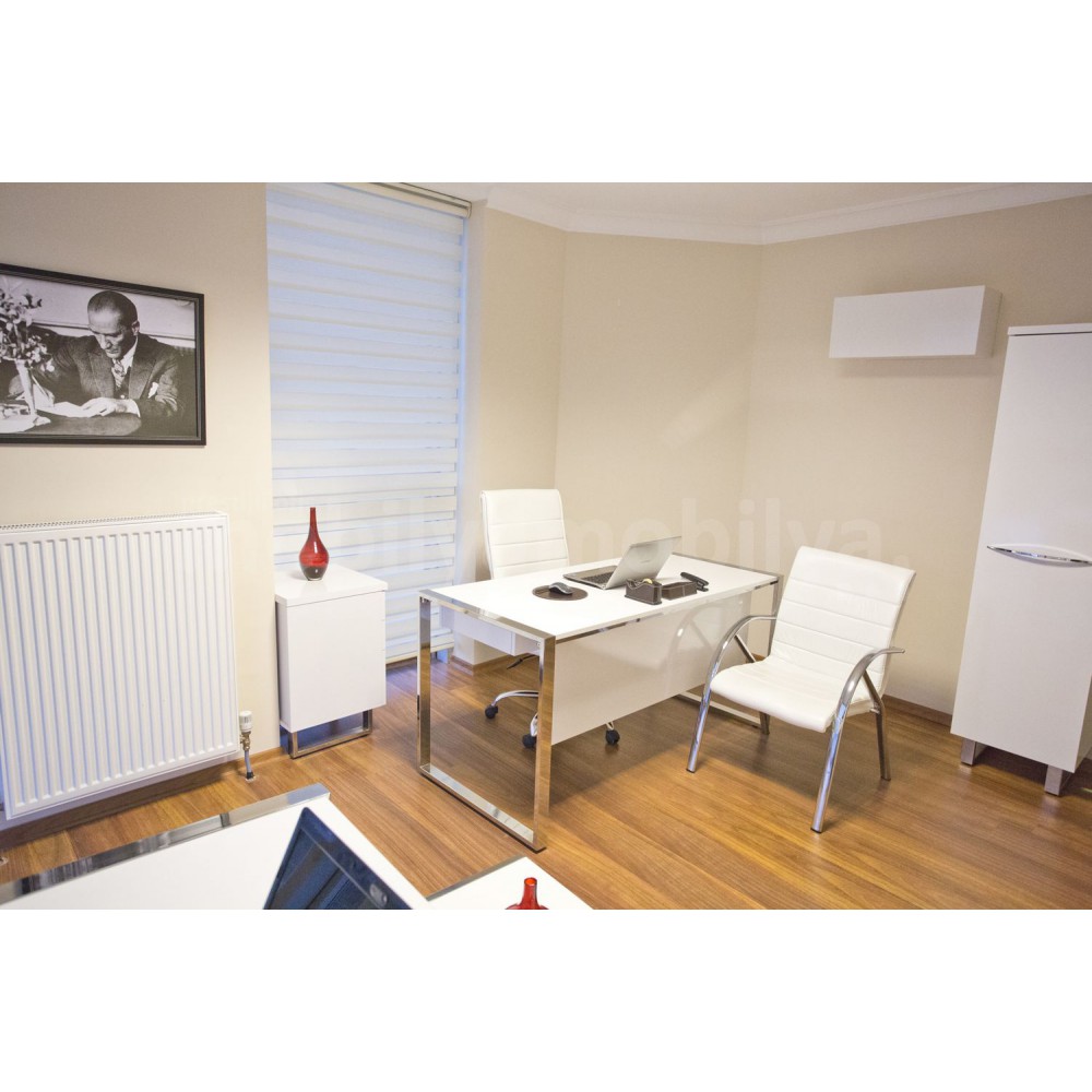 Personal Office Team Weiß Hochglanz